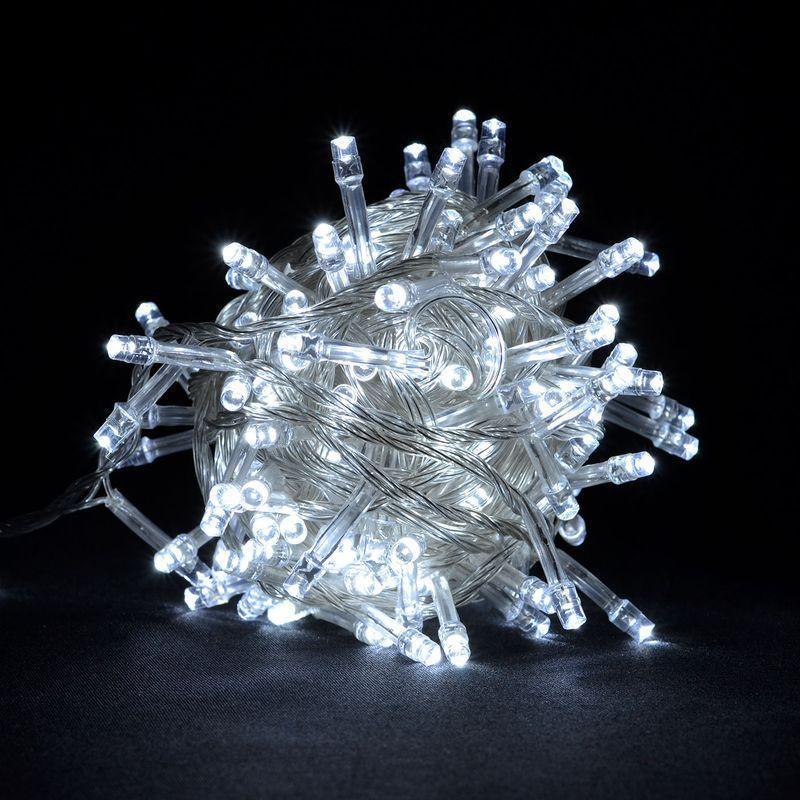 Новогодняя светодиодная гирлянда 300 Led 25 м Белый Новогодняя светодиодная гирлянда 300 Led 25 м Белый