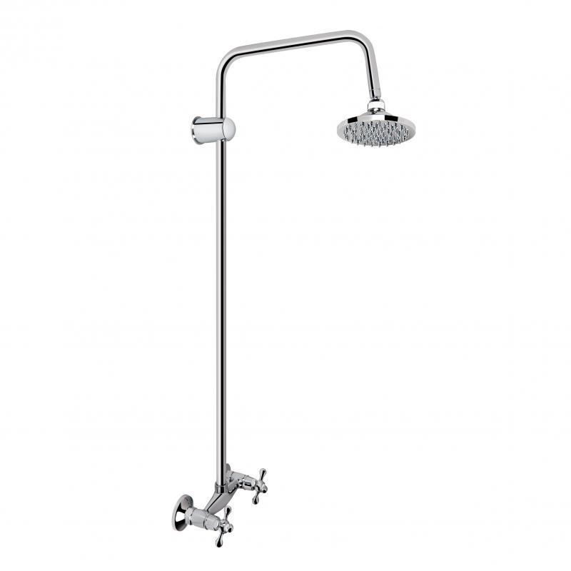 Душевая система на одного потребителя Lidz Lamb 1361 двухвентильная Chrome (75 21 1010)