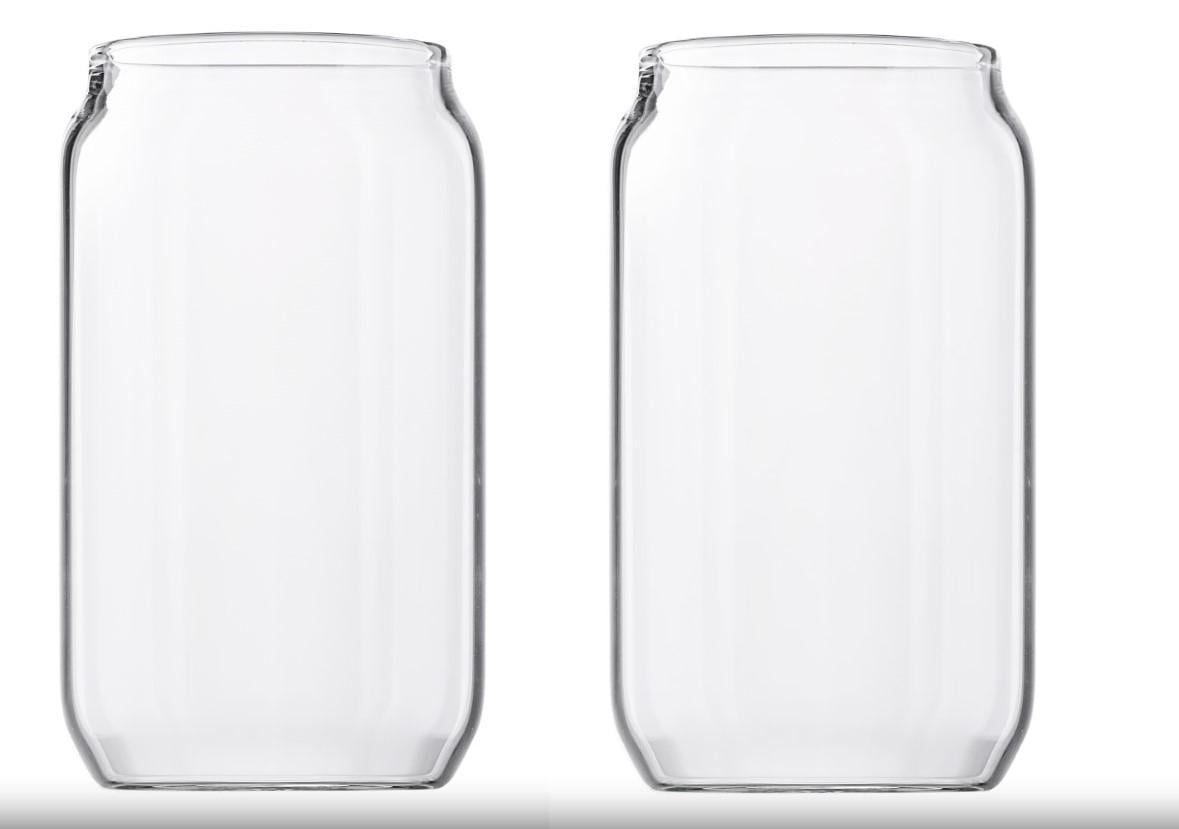 Набор стаканов Ardesto Jar 380 мл 2 шт. Прозрачный (AR2638BGR)