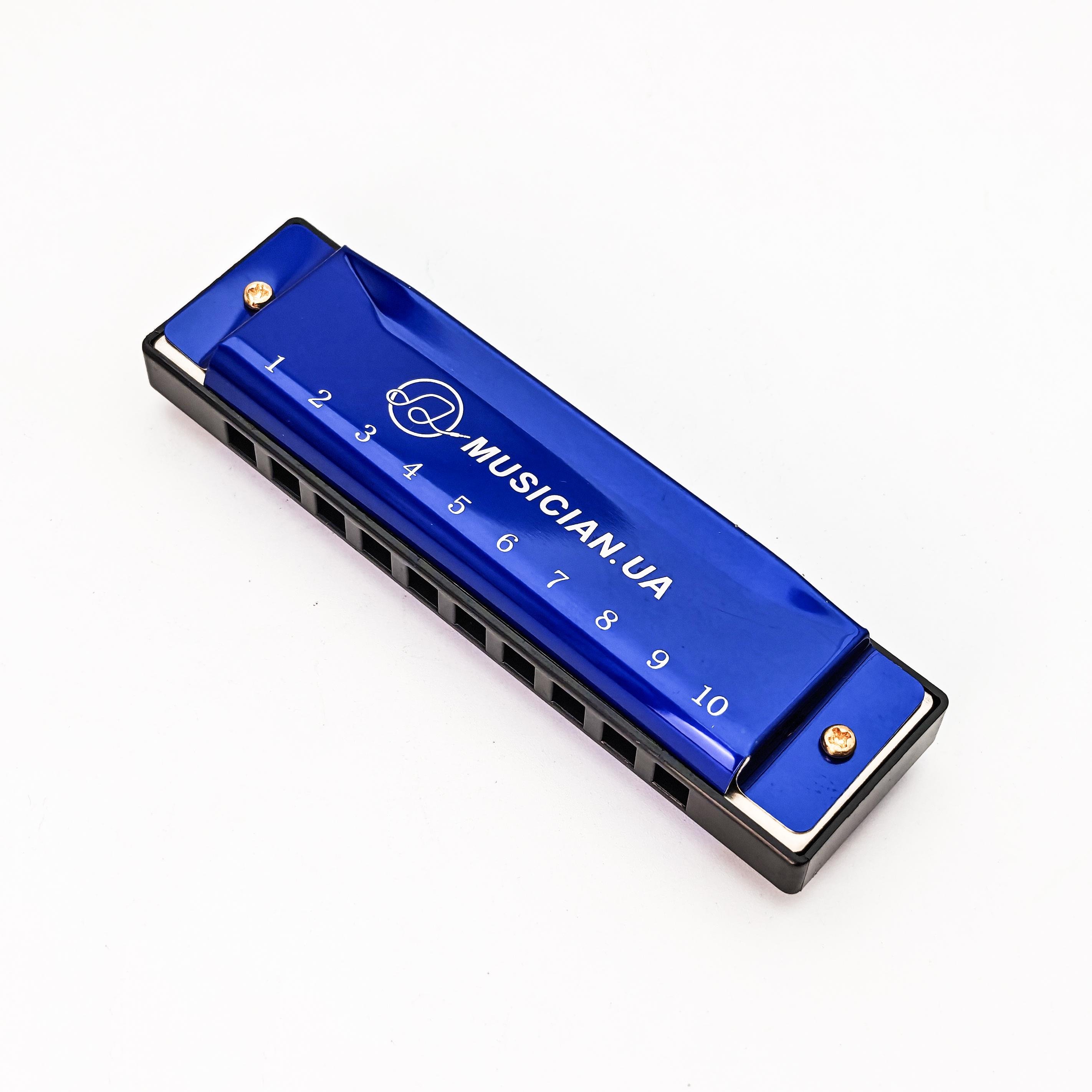 Губна гармоніка Musicality H10-BL Harmonica До Blue (29966430)