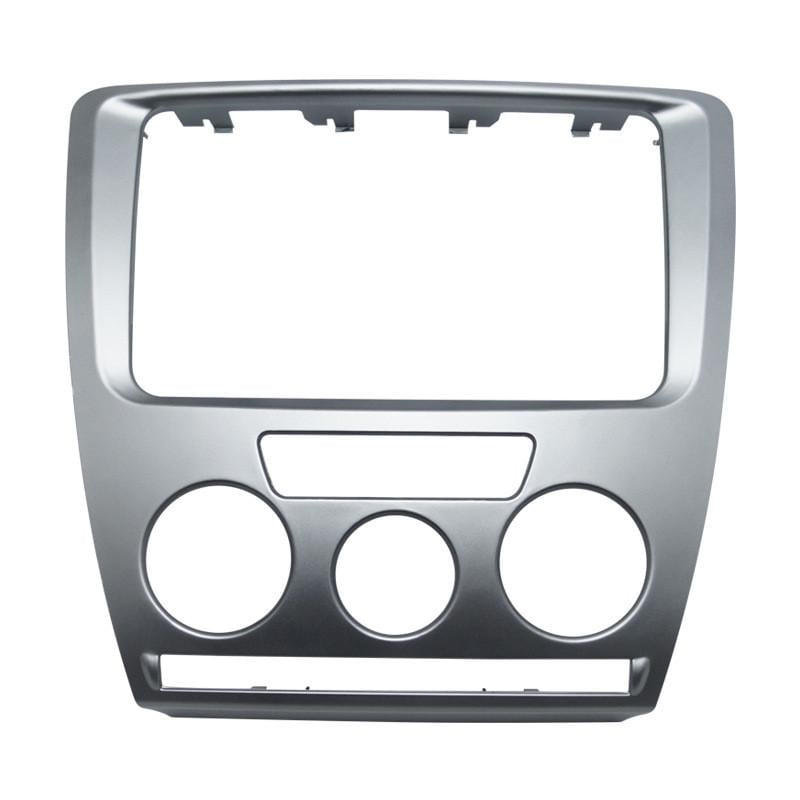 Перехідна рамка Lesko N3468 для Skoda Octavia 2004-2013 Silver Перехідна рамка Lesko N3468 для Skoda Octavia 2004-2013 Silver