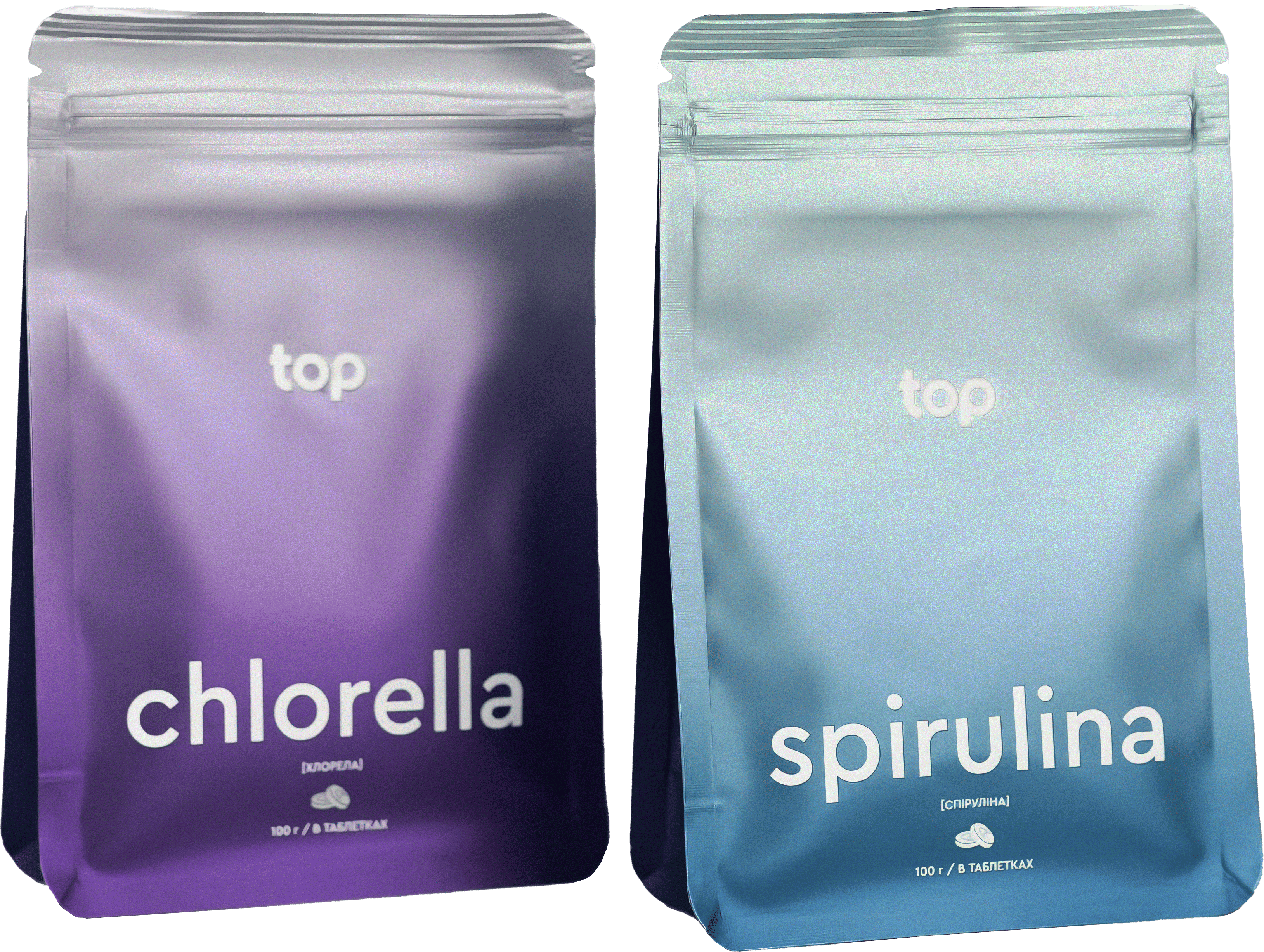 Набор Спирулина и хлорелла из озера Ченхай в таблетках 100/100 г (19491688)