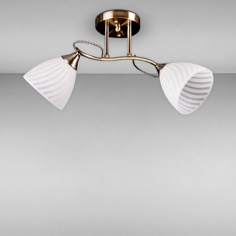 Люстра потолочная Light House SR-17027/2 AB 480х220х240 мм Бронзовый (16100)