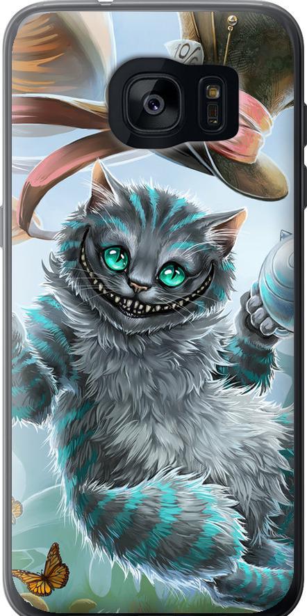 Чехол на Samsung Galaxy S7 Edge G935F Чеширский кот 2 (3993t-257-42517) Чехол на Samsung Galaxy S7 Edge G935F Чеширский кот 2 (3993t-257-42517)
