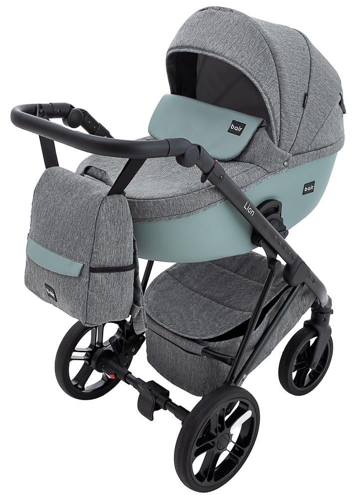 Коляска 2в1 Bair Lion BL-02 Серый/Нефрит (680797)