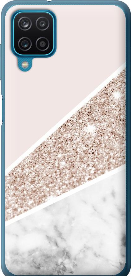 Чехол на Samsung Galaxy A12 A125F Пастельный мрамор (4342u-2201-42517)