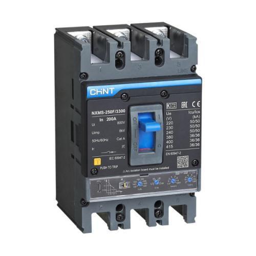 Автоматический выключатель корпусной CHINT NXMS-250F/3300 200A (264754)