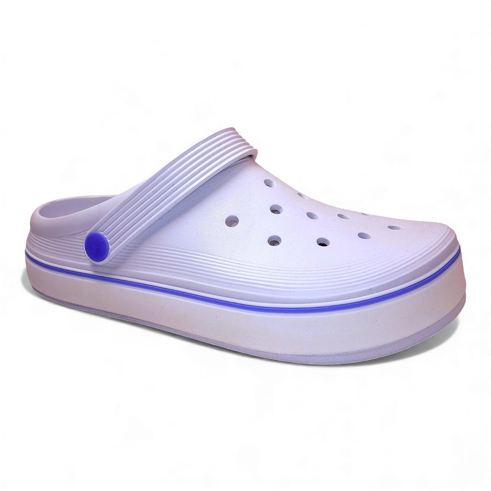 Сабо женские Dago из EVA-пены с голубой лентой р. 37 23,5 см Белый (2821334532) - фото 6 Сабо женские Dago из EVA-пены с голубой лентой р. 37 23,5 см Белый (2821334532) - фото 6