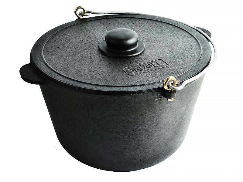 Котел туристичний чавунний з кришкою Brizoll Туризм КТ08 8 л (NA000017)