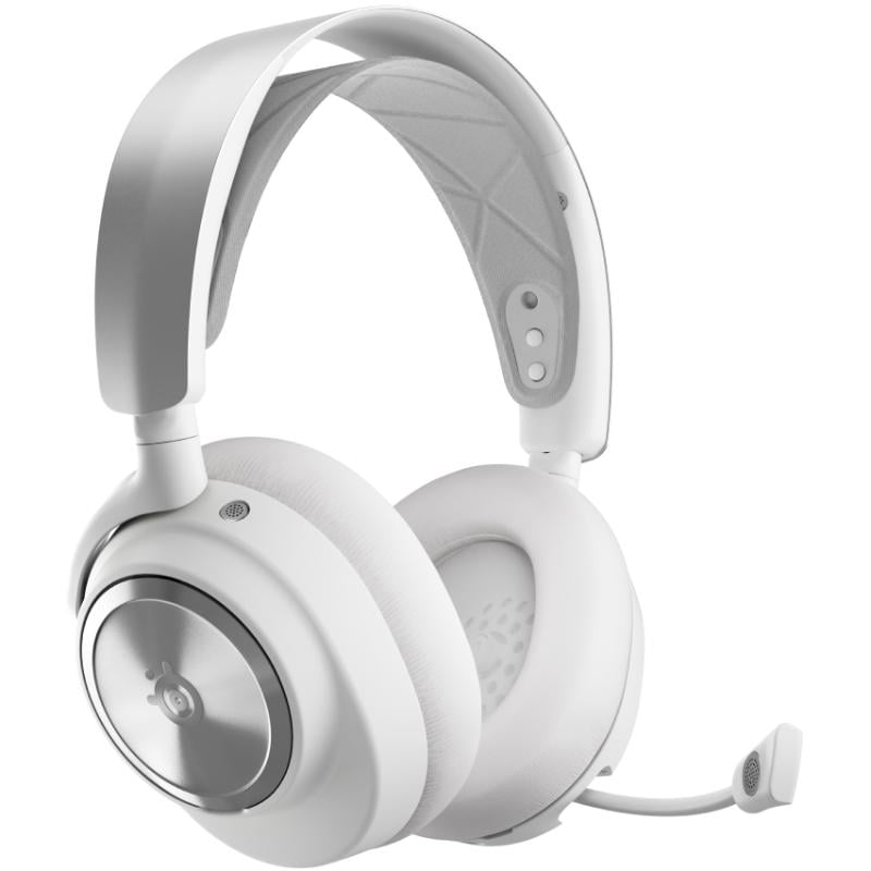 Навушники бездротові ігрові SteelSeries Arctis Nova Pro Wireles P/XBOX/PC/PS/SW/MAC/MOB White (61525)