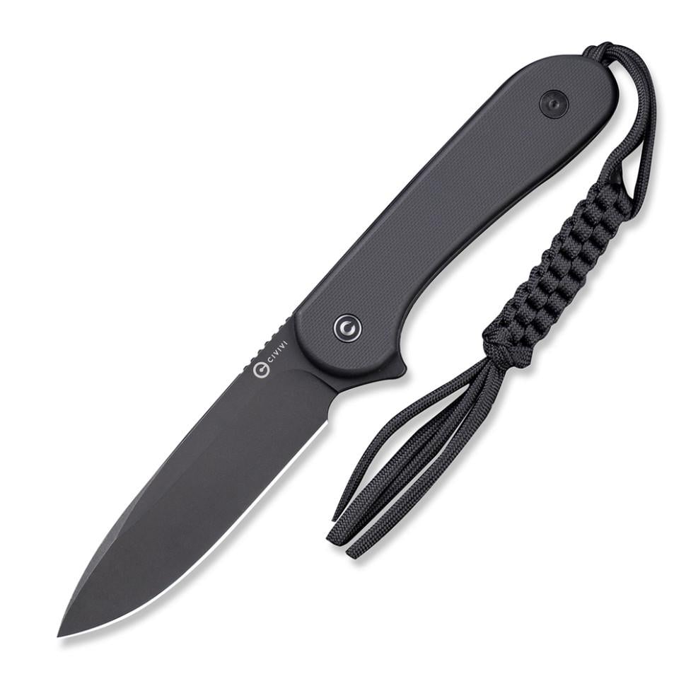 Ніж класичний Civivi Fixed Blade Elementum Full Black (C2105A)