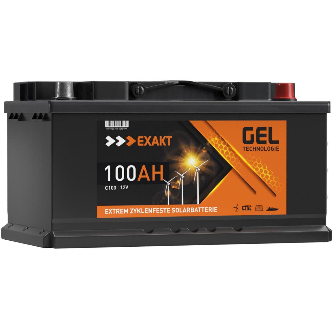 Аккумулятор гелевой EXAKT C100 Solar Batterie 100Аh/12 V Аккумулятор гелевой EXAKT C100 Solar Batterie 100Аh/12 V