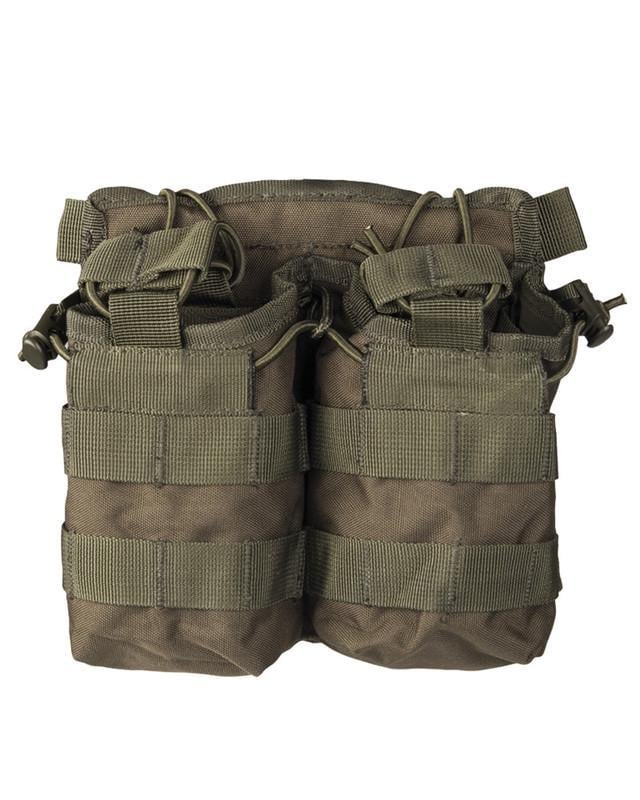 Подсумок для магазинов Mil-Tec двойной Олива (MT2-0824157)