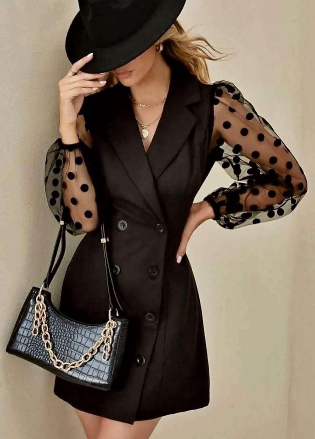 Платье-пиджак Imperial М Черный (23-141) - фото 4