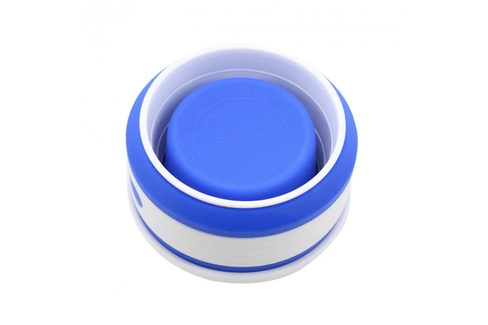Стакан силиконовый складной Collapsible Coffee Cup 350 мл Синий (23334808)