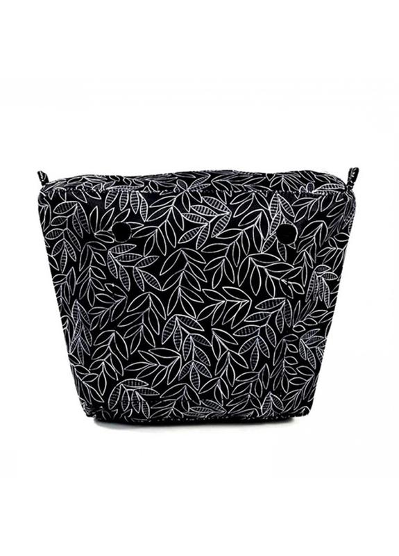 Подкладка джинсовая для сумки Classic Листья Черный (12584) Подкладка джинсовая для сумки Classic Листья Черный (12584)