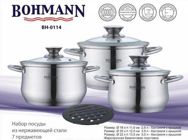 Комплект посуды Bohmann BH-0114 (16371)