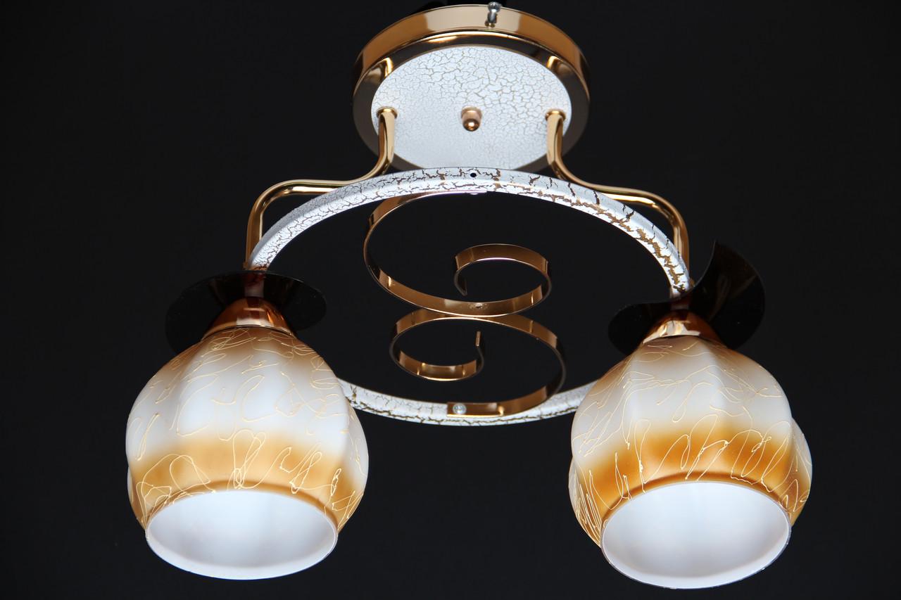 Люстра Svlight двухламповая 380/2 Золотой (374964725)