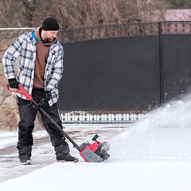 Снегоуборщик аккумуляторный бесщеточный Worcraft CST-S40LiB с аккумуляторами 2,4А и зарадным (43218) - фото 12