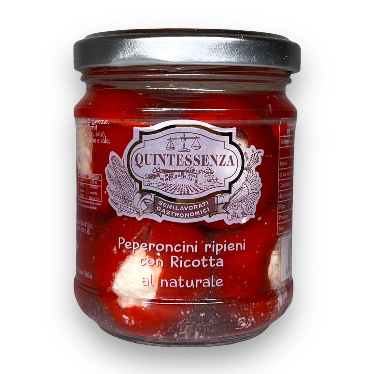 Перчики фаршированные QUINTESSENZA peperoncini ripieni con ricotta 180 г (1891304825) - фото 4