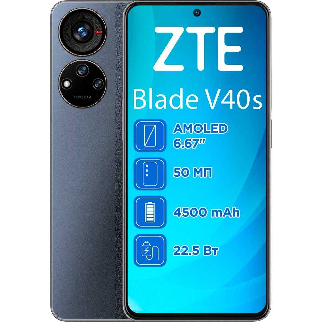 Смартфон ZTE Blade V40s 6/128GB Black - фото 6