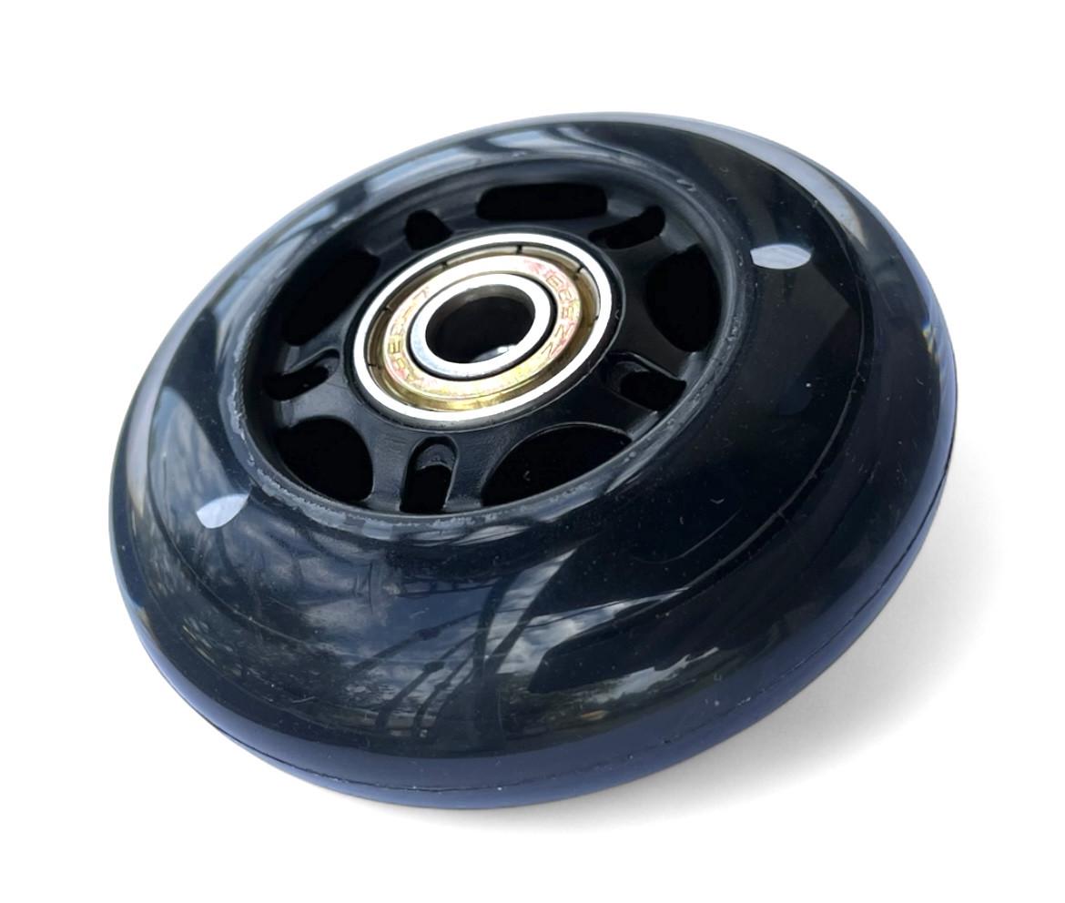 Колесо для самоката з підшипником 608 без підсвітки 72 мм Чорний/Прозорий - фото 3 Колесо для самоката з підшипником 608 без підсвітки 72 мм Чорний/Прозорий - фото 3