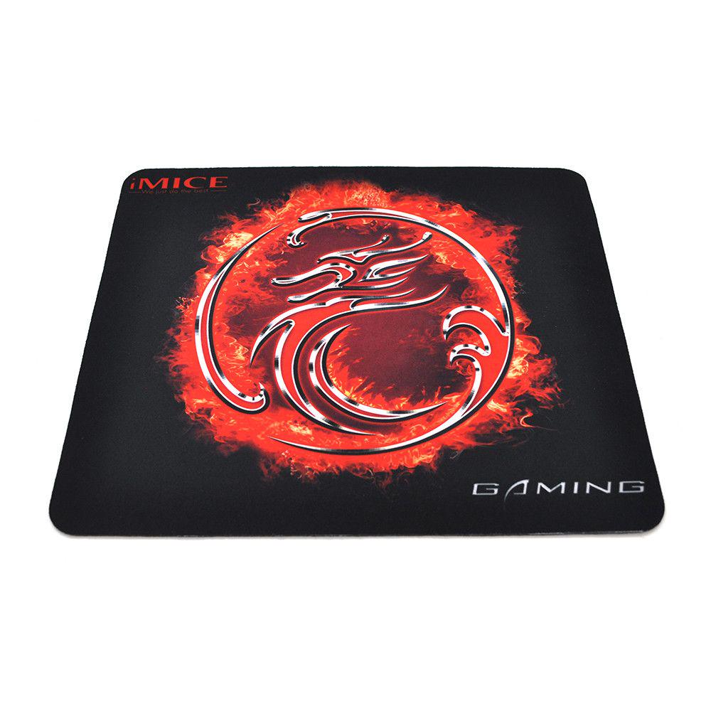 Коврик для мышки iMICE PD-33 тканевый с боковой прошивкой 300x250x3 мм Black/Red (104871)