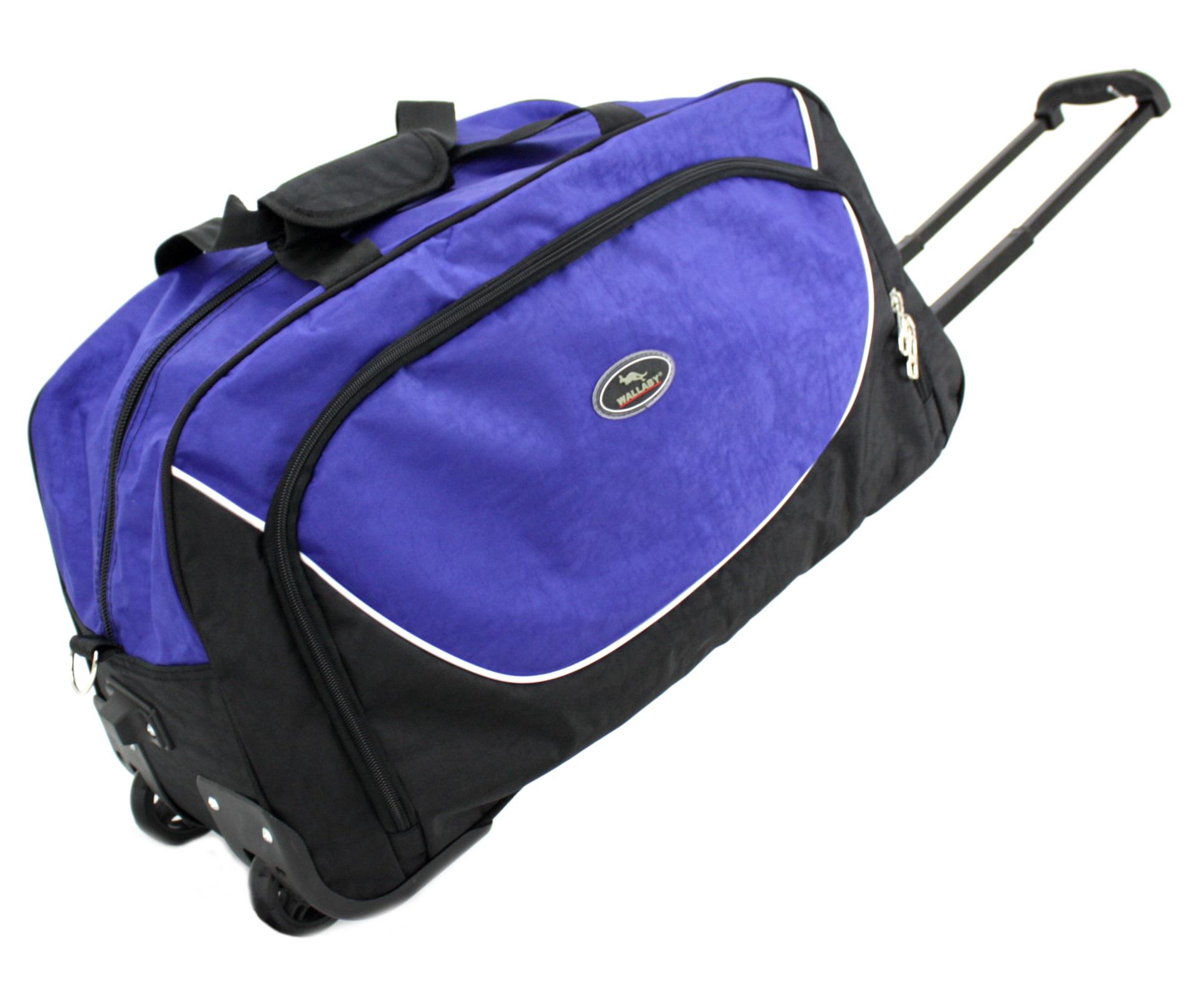 Сумка дорожная на колесах 57 л Wallaby Синий (10428-3)