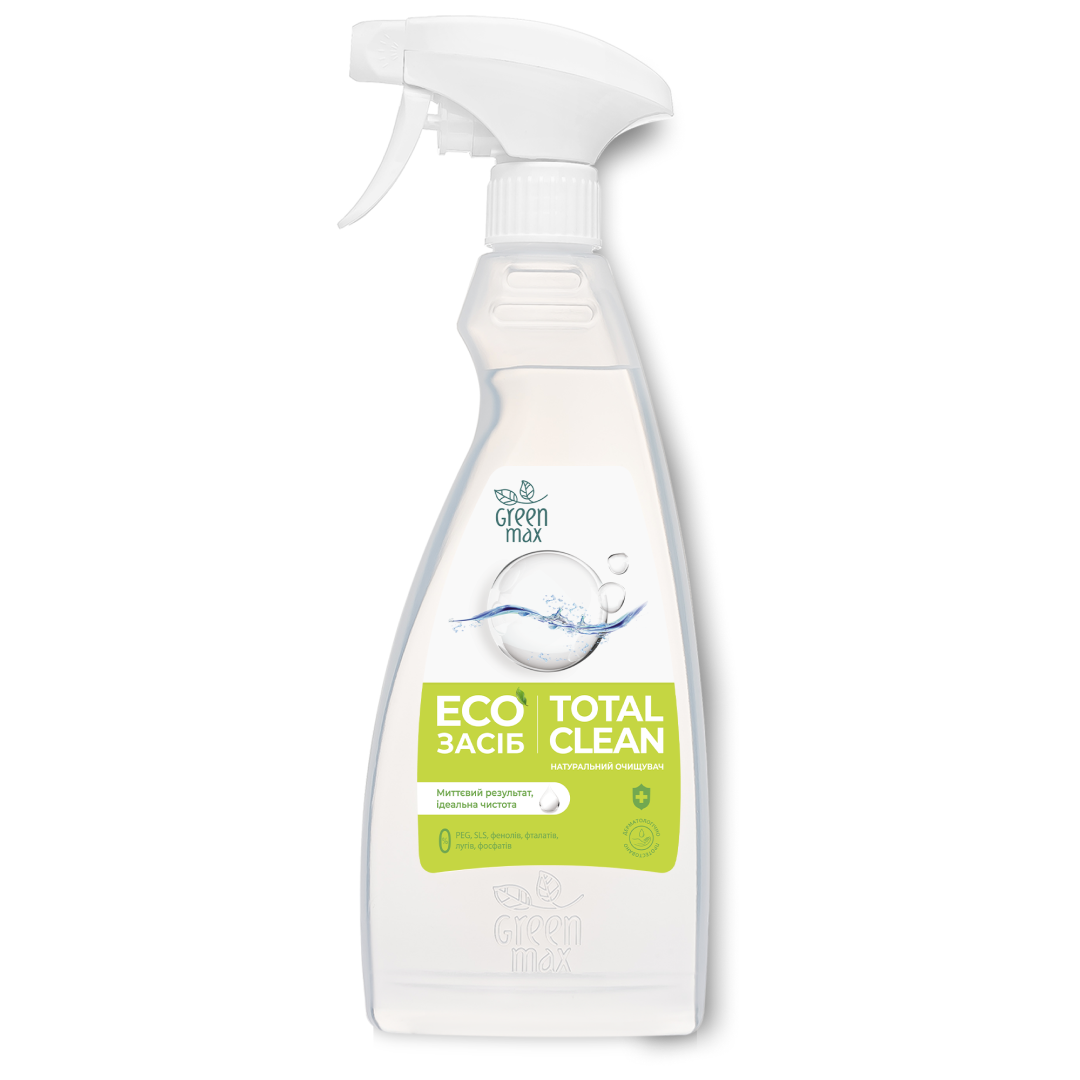 Средство для очистки поверхностей Total Clean Green Max натуральное 500 мл (99101200101) Средство для очистки поверхностей Total Clean Green Max натуральное 500 мл (99101200101)