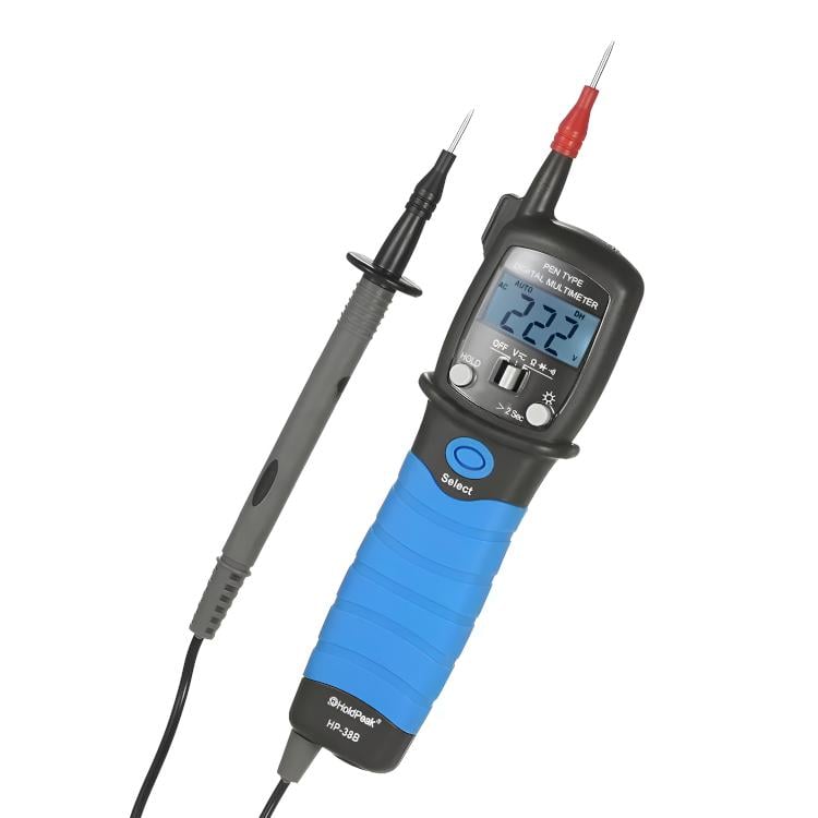 Мультиметр-тестер напруги цифровий HoldPeak HP-38B 2000 відліків 7В-690 В AC/DC 20МОм IP64 - фото 5