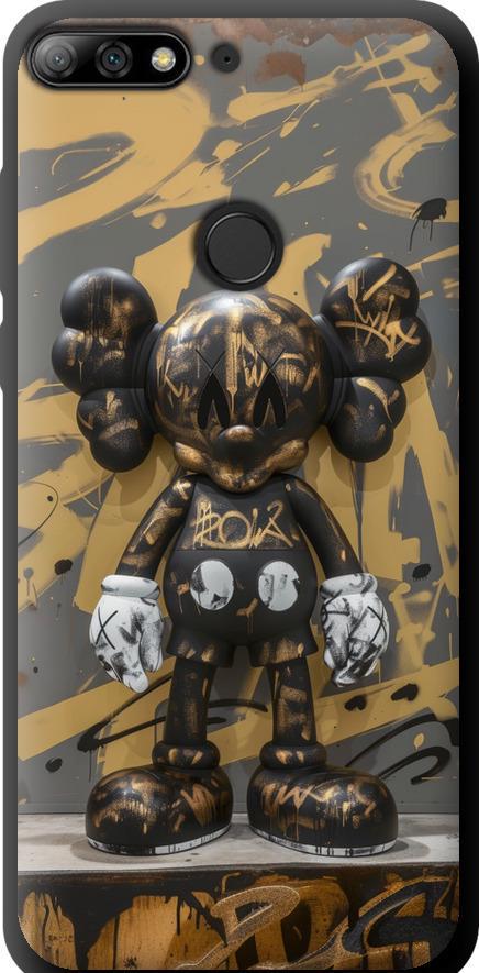 Чехол на Huawei Honor 7C Pro Bronze kaws (6097b-2070-42517)