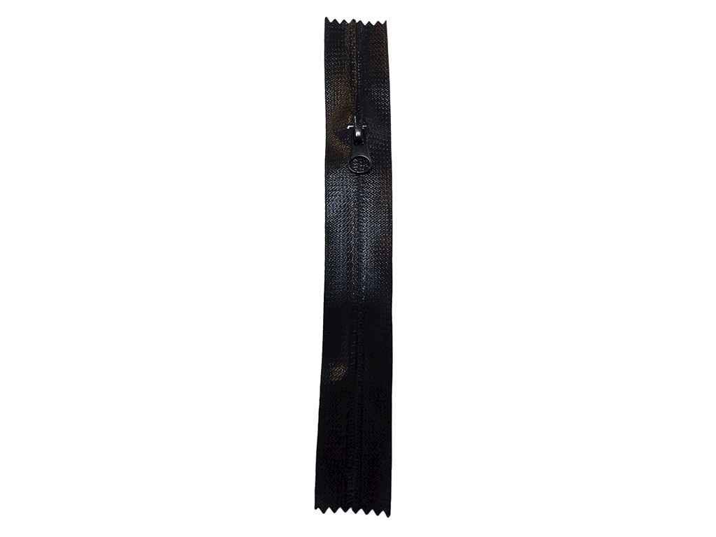 Молния Welltex неразъемная спиральная реверсивная №5 S-580 ZIP 18 см Черный (571222)