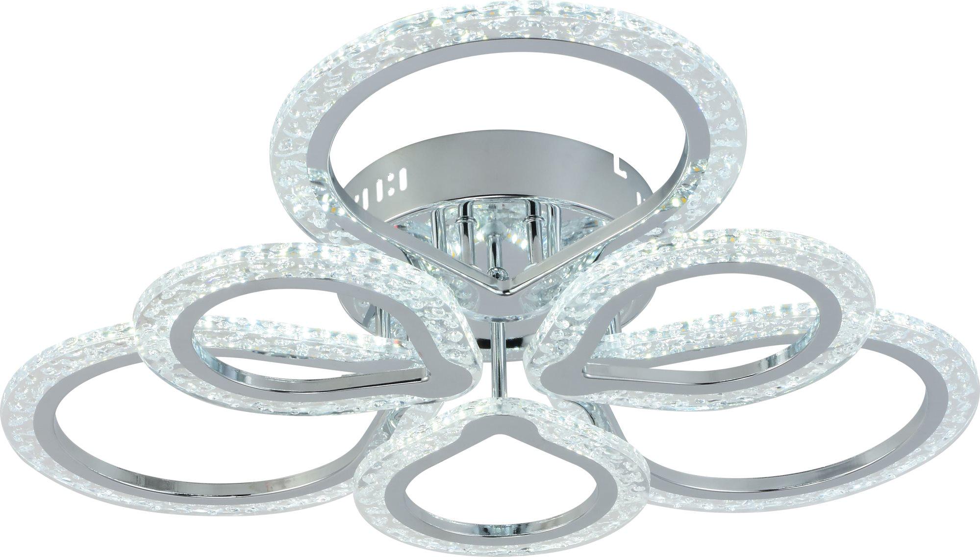 Люстра светодиодная Sirius LI8422/3+3 CR 116 W акриловая