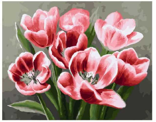 Картина по номерам Brushme Красные тюльпаны (GX26071)