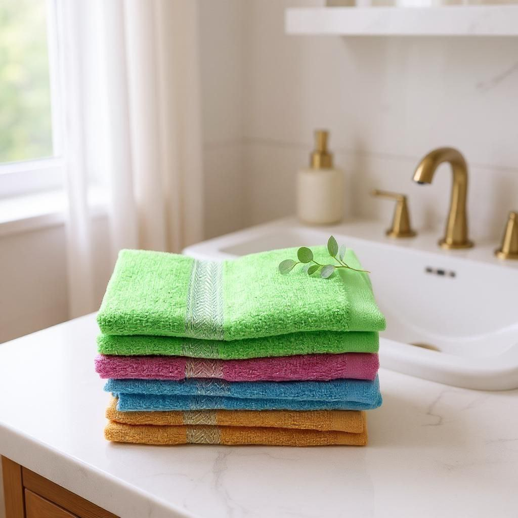 Набір махрових рушників 50x100 см Смужка 8 шт. (01813/multi8/WP) - фото 2 Набір махрових рушників 50x100 см Смужка 8 шт. (01813/multi8/WP) - фото 2