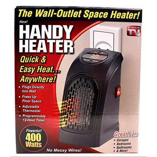 Тепловентилятор Handy Heater 400 Вт Черный - фото 12