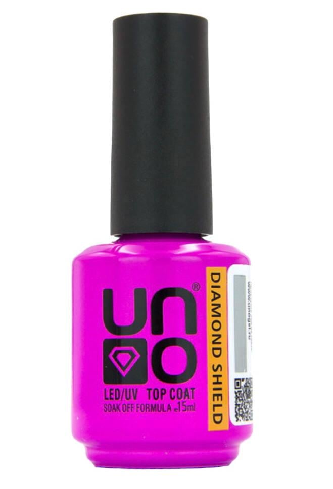 Топ для гель-лака без липкого слоя UNO Diamond Sheld 15 мл (000634)