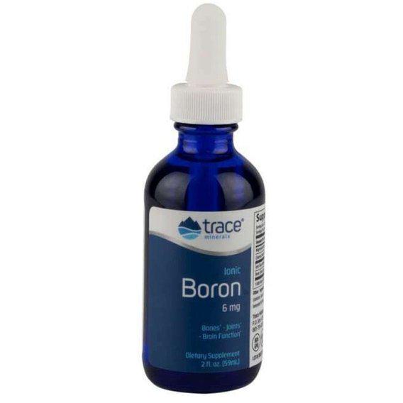 Микроэлемент Бор Trace Minerals Liquid Ionic Boron 6 мг на порцию 2 ун. 59 мл (TMR-00014)