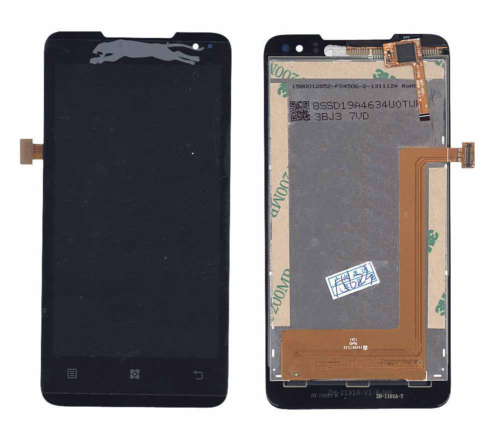 Матрица с тачскрином для телефона Lenovo IdeaPhone P770 Черный