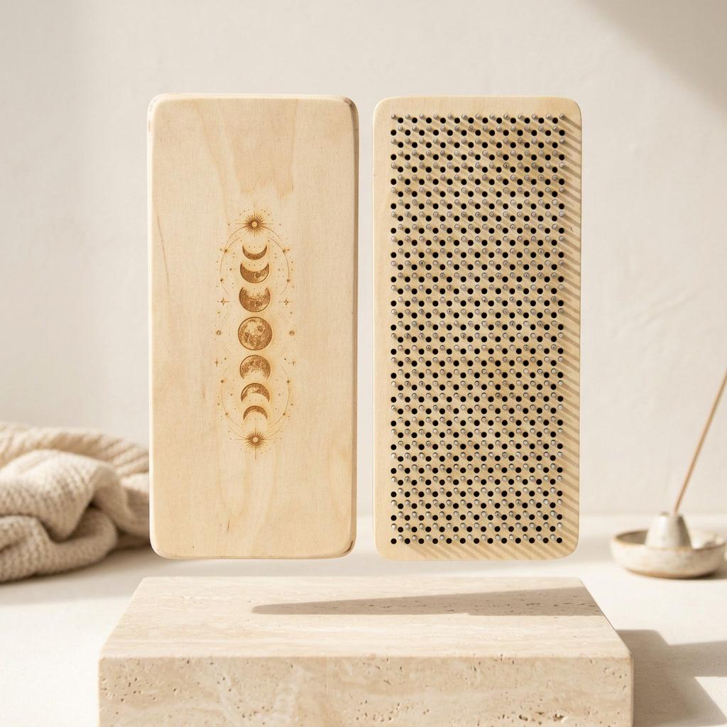 Дошка Садху Фази місяця для початківців та практиків Береза (TY-012-1)