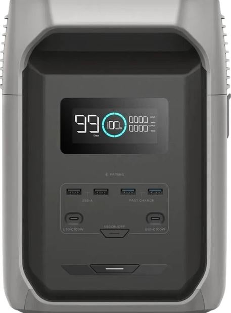 Зарядна станція Ecoflow Delta 3 EFDELTA1500-EU LiFePO4 1500 1800 Вт 1536 Вт/год (30766494)