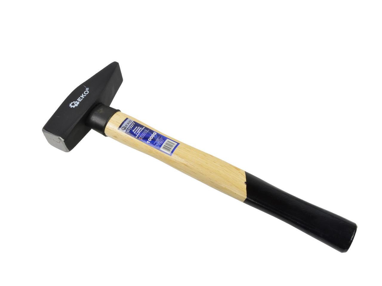Молоток слюсара GeKo premium з дерев'яною ручкою 1,0 кг (G72277) - фото 4 Молоток слюсара GeKo premium з дерев'яною ручкою 1,0 кг (G72277) - фото 4