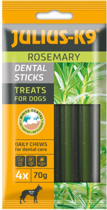 Палочки для собак Julius-k9 Rosemary Dental Sticks с розмарином стоматологические 70 г (5998274311920)
