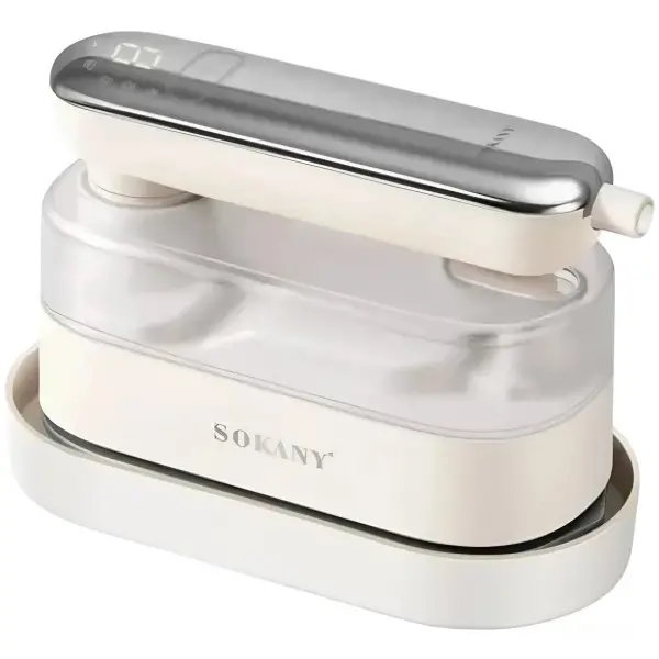 Утюг дорожный Sokany SK-11045 с керамической подошвой 1200 Вт 170 мл Белый (149-107-SK-11045)
