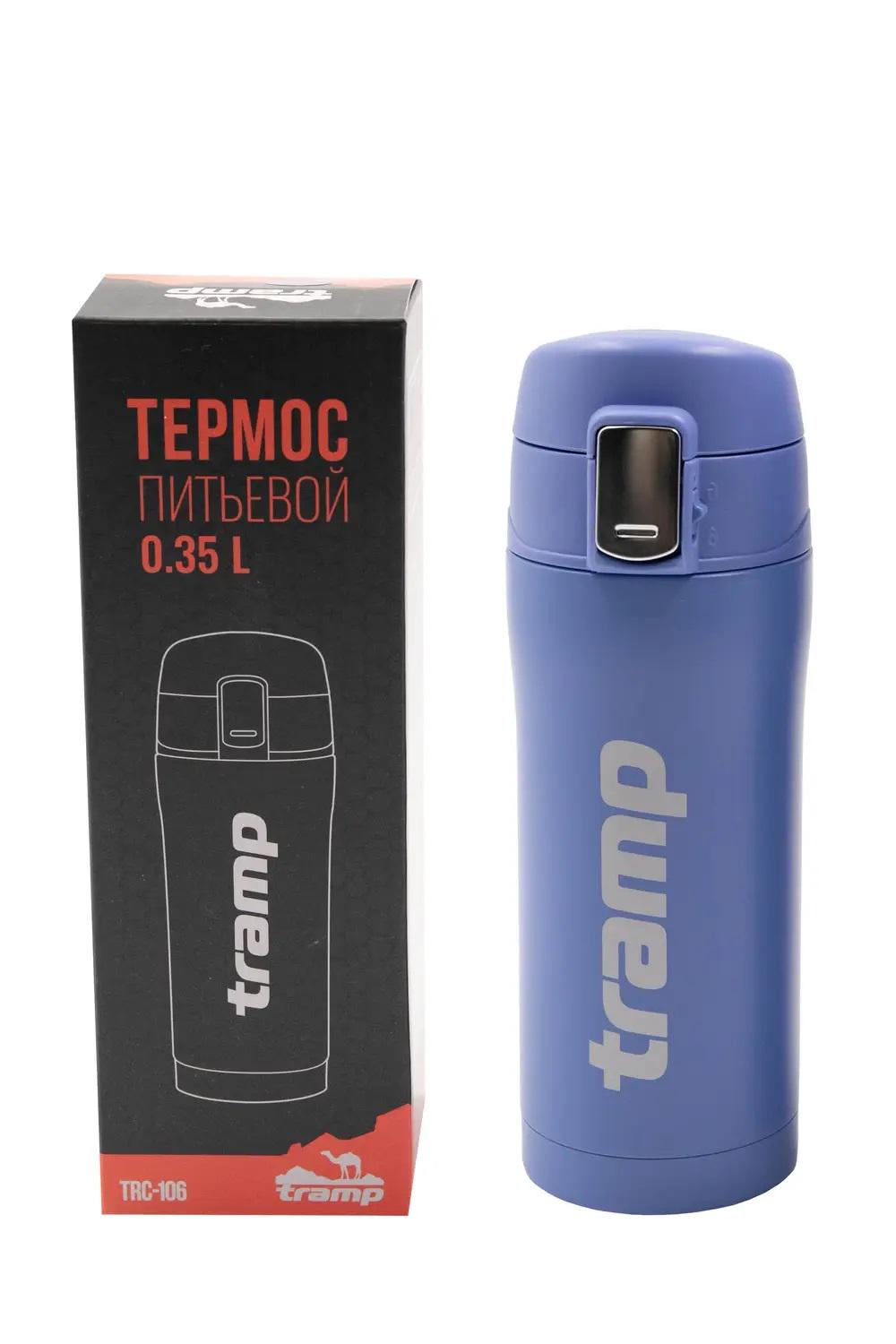 Термос для напитков Tramp 0,35 л Синий (UTRC-106-blue) - фото 5