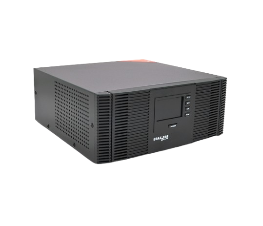 Инвертор гибридный BRAZZERS BRZ-SOLAR-600 600VA/500W 1-фазный ток заряда 10/20A (30492658)
