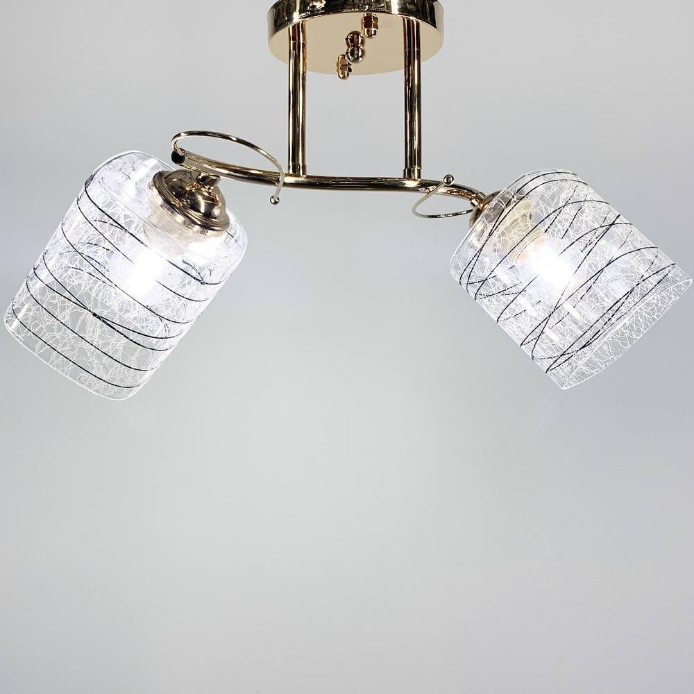 Люстра стельова Light House LNF-17481/2 FGD Золотий