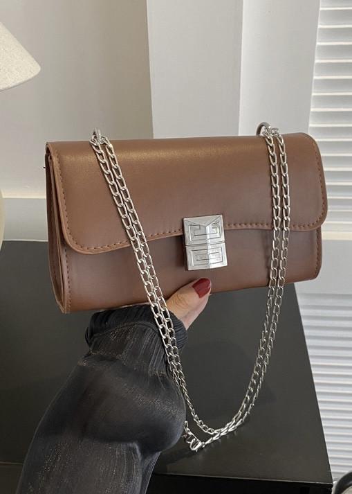 Жіноча сумка 1578 крос-боді Коричневий (18243032)