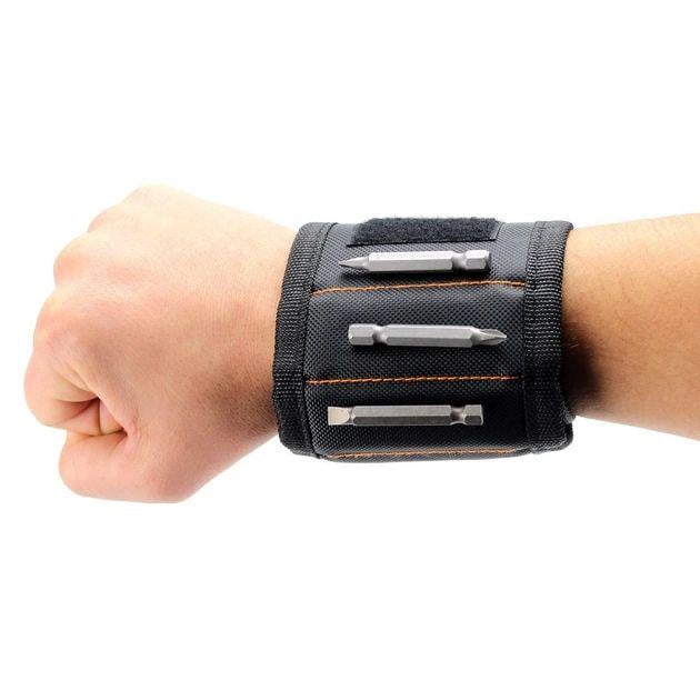 Браслет магнітний Magnetic WristBand Чорний (AD17278-4)