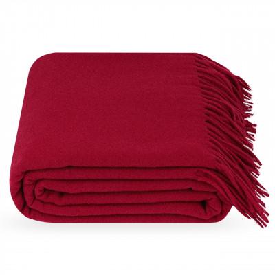 Плед леон 140х200 см Темно-красный - фото 1 Плед леон 140х200 см Темно-красный - фото 1